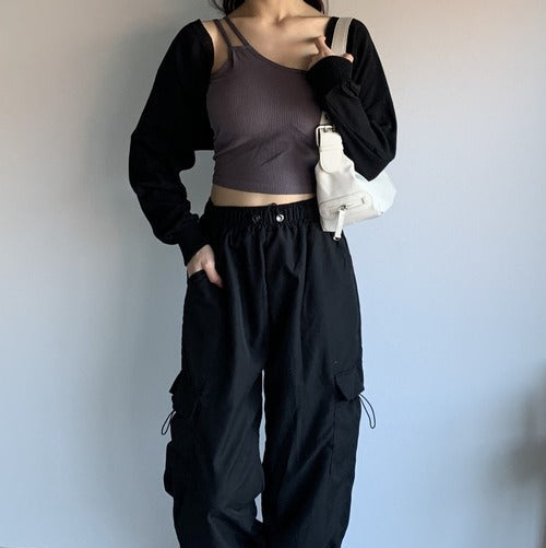 ショート丈シンプルボレロ9001011