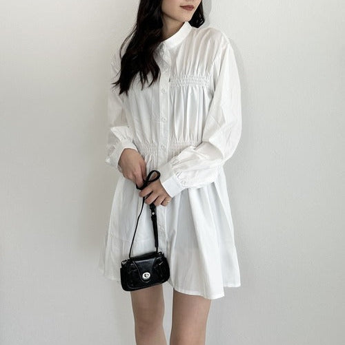 アシンメトリーギャザーワンピース9001038