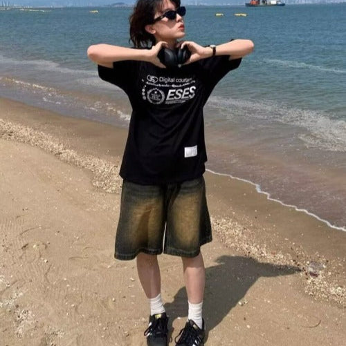 バミューダデニムパンツ9001217