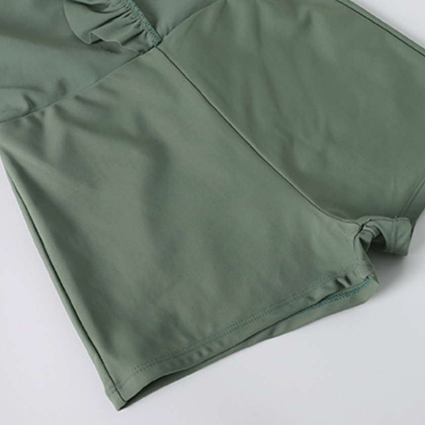 グリーンギンガムスイムウェア 0000179