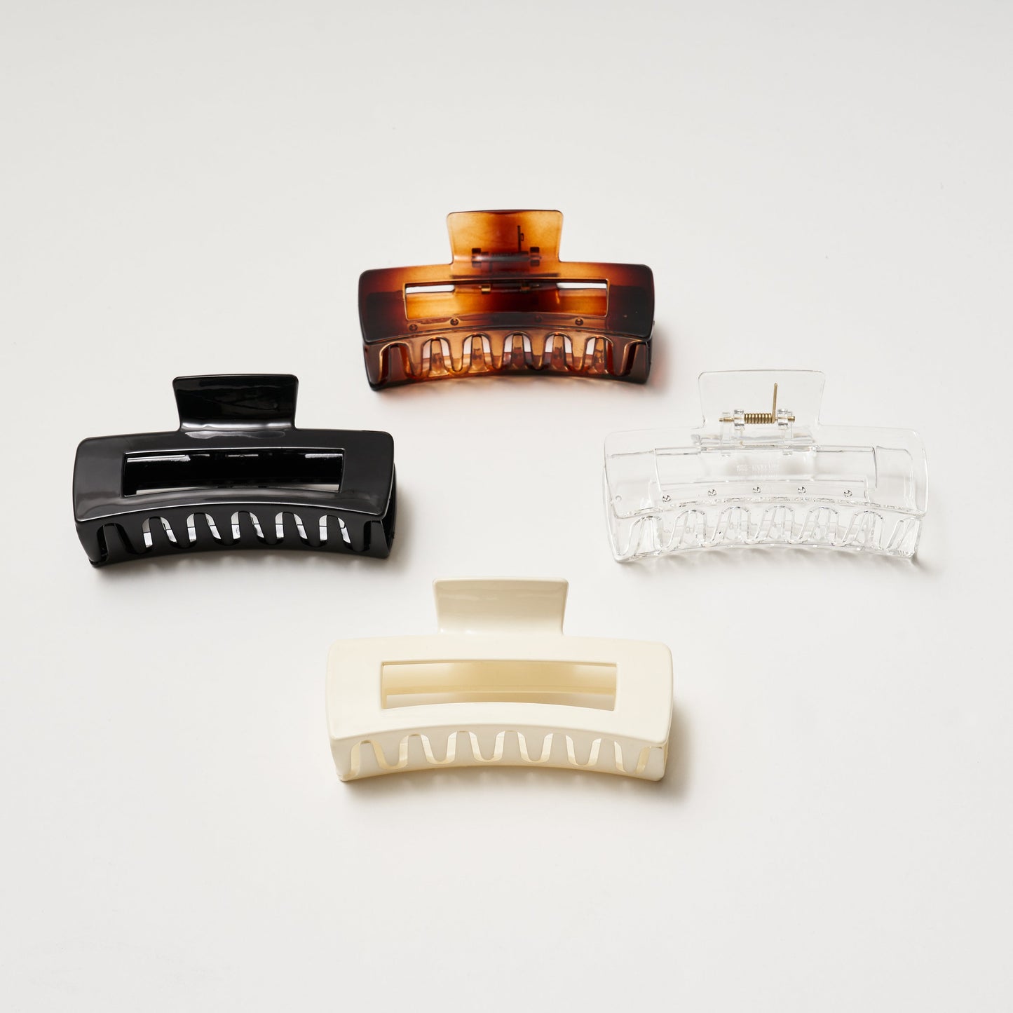 スクエアレギュラーヘアクリップ 0000539