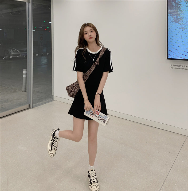 サイドラインスポーティーワンピース 0000232