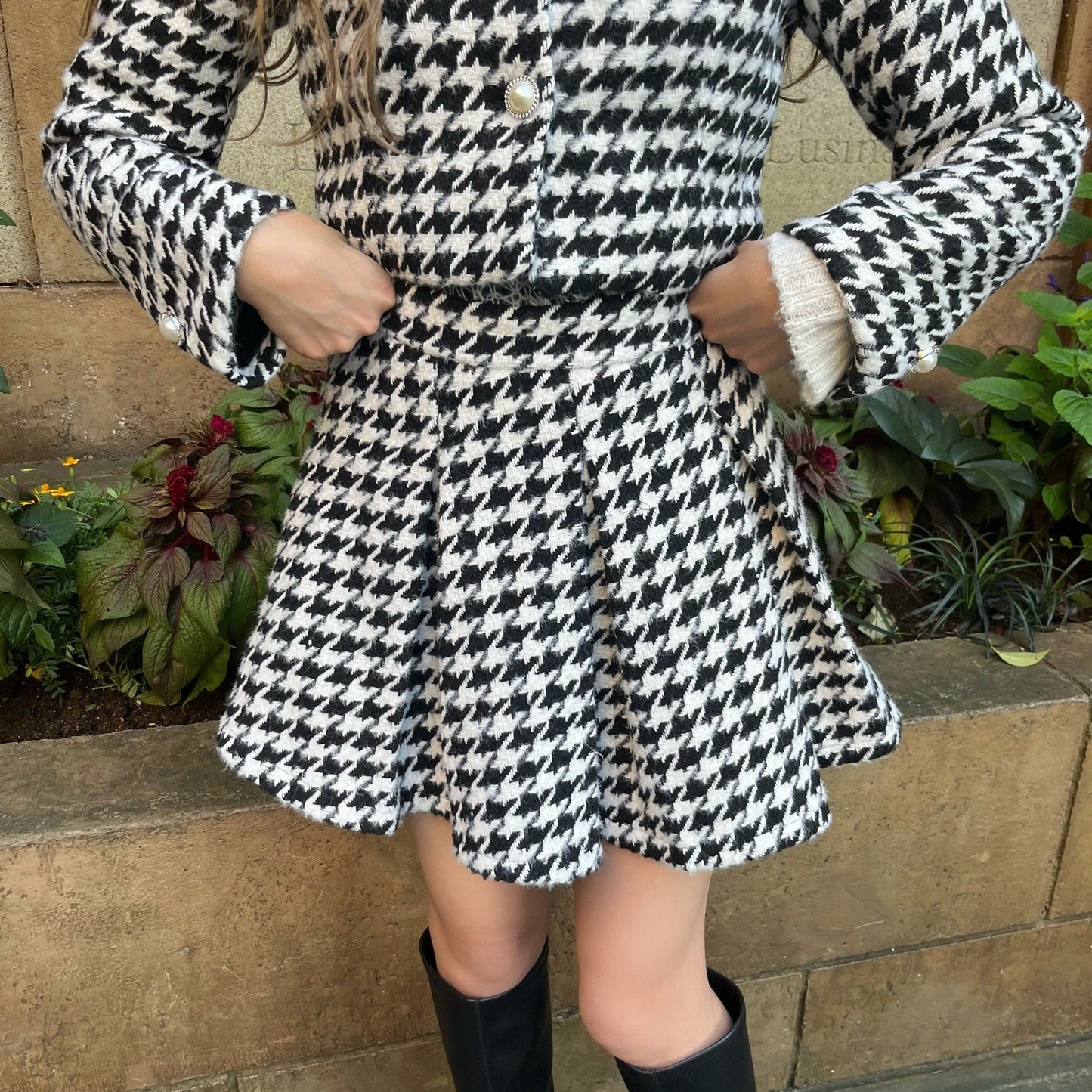 千鳥柄セットアップ 0000482