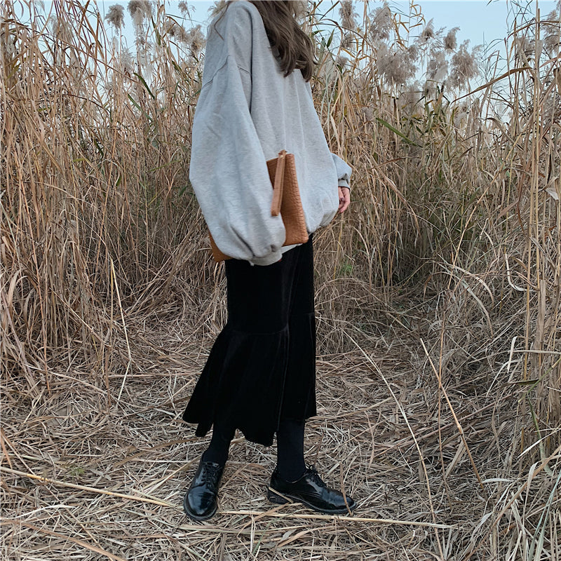 ベロアマーメイドスカート 0000540