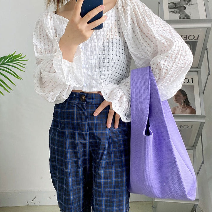 ニットトートバッグ 0000813