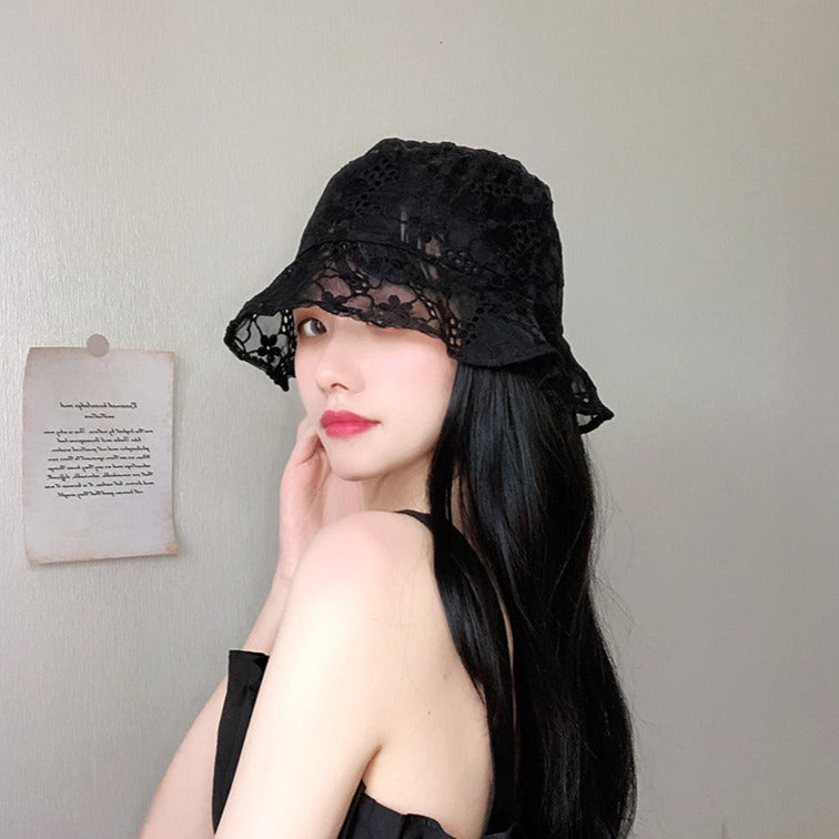 フラワーレースバケットハット 0000864