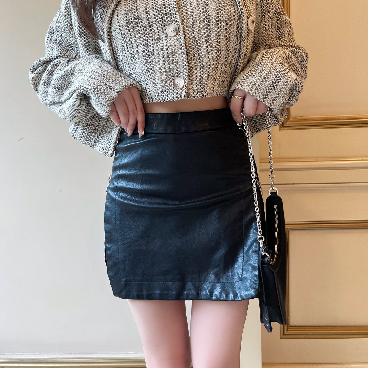 サイドジップスカートパンツ 0000595