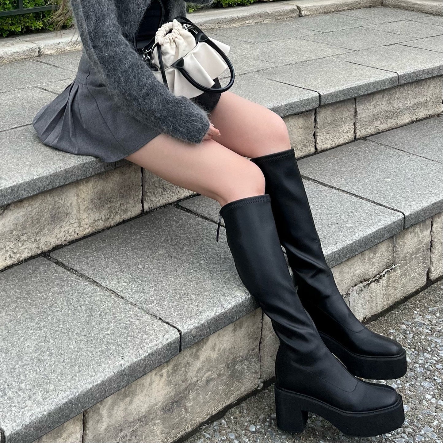 ストレートブーツ 0000481