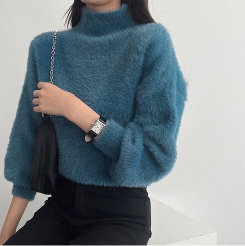 カラーシャギーニット 9001661