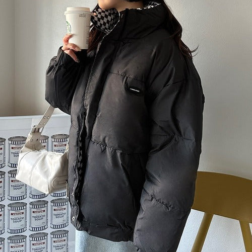 オーバーサイズブロックチェックダウン 9001053