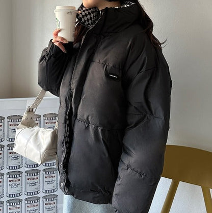 オーバーサイズブロックチェックダウン 9001053