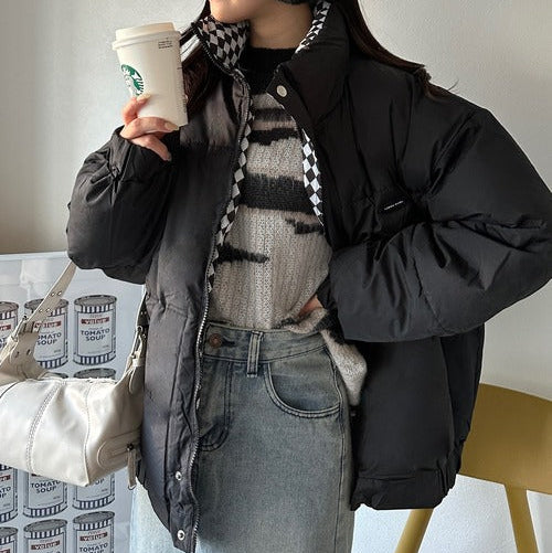 オーバーサイズブロックチェックダウン 9001053