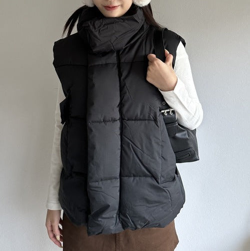 スタンドカラージップアップダウンベスト9001055