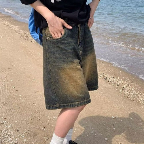 バミューダデニムパンツ9001217