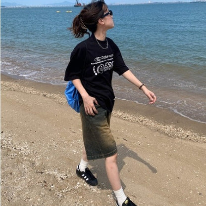 バミューダデニムパンツ9001217