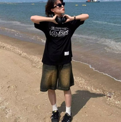 バミューダデニムパンツ9001217